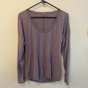 Women's Purple lululemon long sleeve